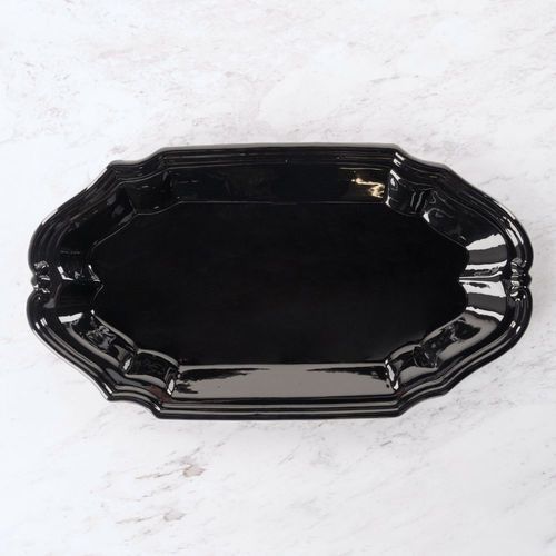 Glazed ceramic presentation platter - MPU171 - MAISON PICHON - home / for hotel / for restaurant