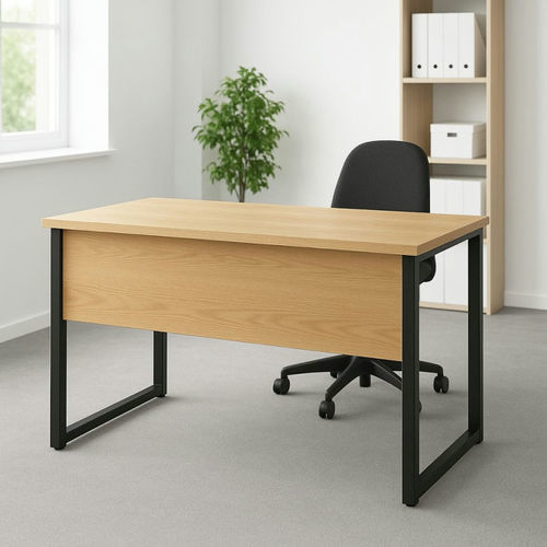 Workstation desk - DBF 820 - UAB "Dzūkijos baldų fabrikas" - free-standing / minimalist design / metal