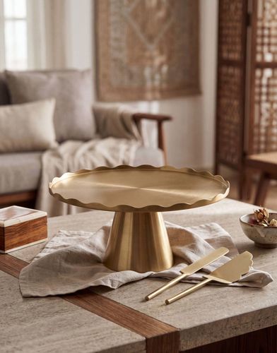 Brass presentation platter - UTSAV RITUAL - Reeth (Next Smart Solutions Private Limited) - home / commercial