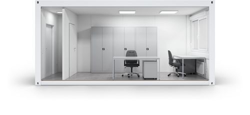 Construction site container - SOLID - Kleusberg - for sanitary facilities / modular / easy-to-assemble
