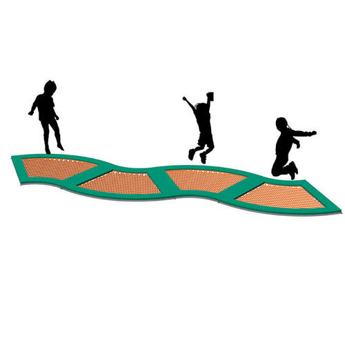 Playground trampoline - BOUNCY ROAD  - MACAGI s.r.l. - for playground / modular / for public space