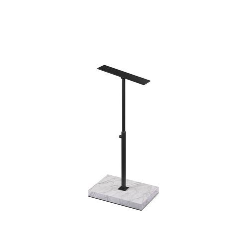 Shoe display rack - INT018_BL+MA01 - Best Mannequins BV - freestanding / marble / powder-coated steel