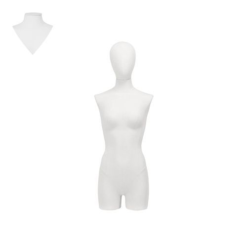 Female dressmaker mannequin - COUTF09_WH1 - Best Mannequins BV - abstract / polyurethane / fabric