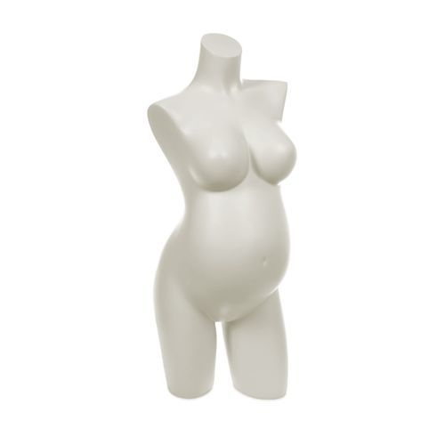 Pregnant woman display mannequin torso - LB145_IWH - Best Mannequins BV - maternity / polyester / fiberglass
