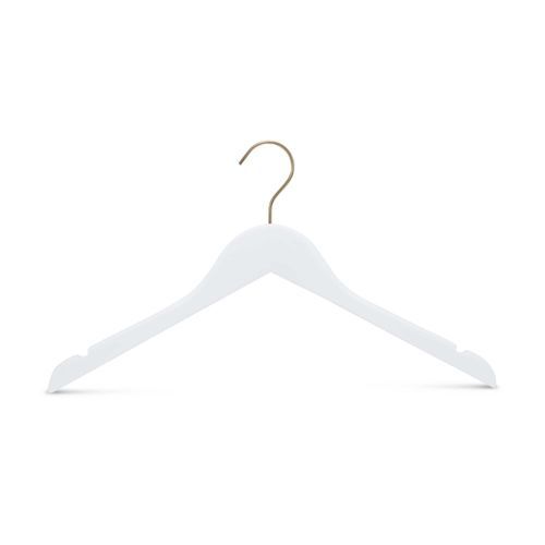 Gold coat hanger - Best Mannequins BV - wood / gold-plated / painted wood