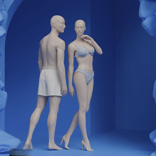 Female display mannequin - IMAGINE - Best Mannequins BV - realistic / resin / bio-composite
