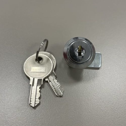 Key cylinder lock - SN SYSTEMS S.R.L. - satin chrome
