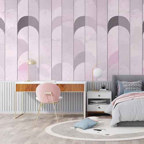Contemporary wallpaper - FRACTURED ARCH - jaWalls - patterned / Art Deco pattern / geometric pattern
