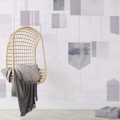 Contemporary wallpaper - GEOMETRIC VOID - jaWalls - stone / concrete / patterned