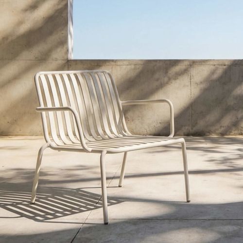 Contemporary armchair - GABY - TICKET FOR THE MOON - metal / metal / cushion