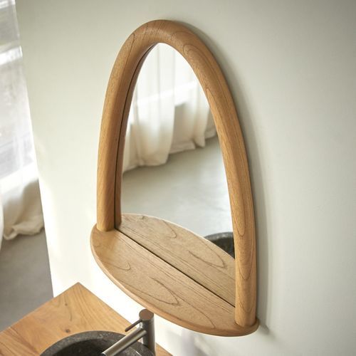 Wall-mounted bathroom mirror - LANA - TICKET FOR THE MOON - hanging / toilet / Jewelry