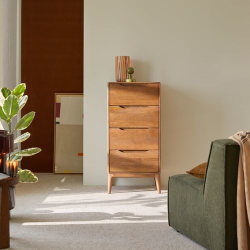 Contemporary chiffonier - GABRIELLE - TICKET FOR THE MOON - varnished wood / solid wood / wood