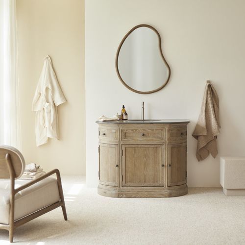 Home cabinet with washbasin - LOUISE - Tikamoon - for hotel / toilet