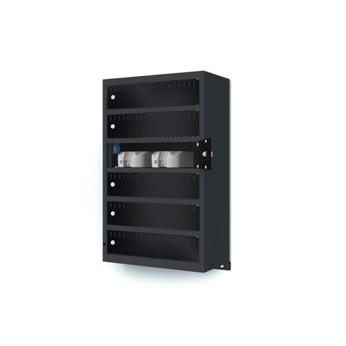 Laptop charging station - 2612-010600-0550011_V.322 - Lockeel - for mobile phone / powder-coated steel / multiplace