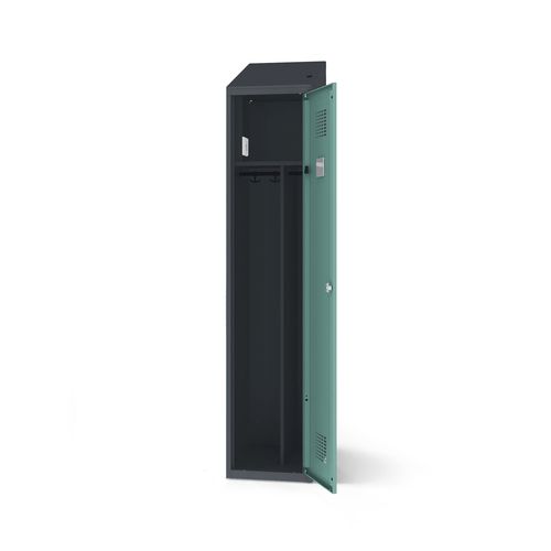 Steel locker - 1180-010100-0401112_V.445 - Lockeel - powder-coated steel / sheet metal / for sports facility