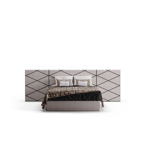 Double bed - ALPES - Bablanc - contemporary / with headboard / upholstered