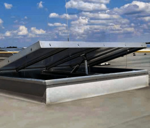 Roof skylight - VENTILIGHT® - Skyshade - for metal roofs / for concrete structures / smoke control