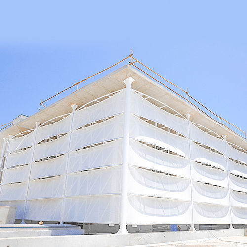 PVC textile membrane - FABRIC - Skyshade - fabric / PTFE / for facade