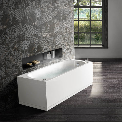Back to wall bathtub - IDEA 147 - Albatros - for homes / acrylic / contemporary