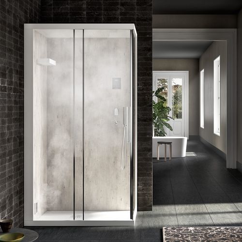 Steam shower cubicle - SOREHA BOX - Albatros - multi-function / hydromassage / sensory