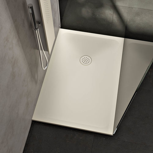 Rectangular shower base - MASTER - Albatros - flush / above floor / Solid Surface
