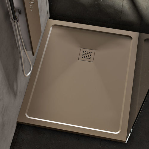 Flat shower base - MOVIA  - Albatros - extra-flat / raised / flush