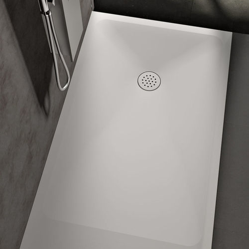 Rectangular shower base - MASTER PLUS - Albatros - flush / above floor / Solid Surface