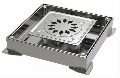 Floor access hatch - Inza Inox S.L. - square / stainless steel / recessed