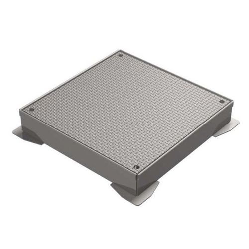 Stainless steel manhole cover - Inza Inox S.L. - square / prefab / A15