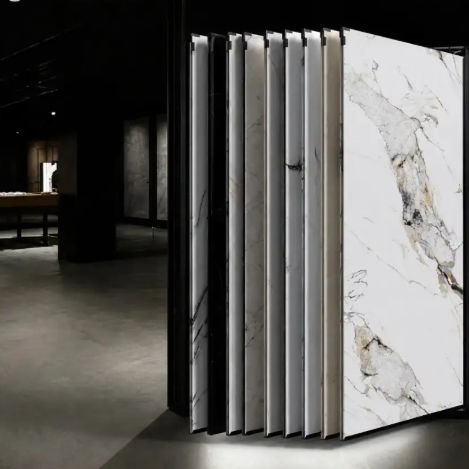 Slab tile display rack - BOMBAY BOOKLET - ETALAGE - for stone slabs / for samples / mosaic