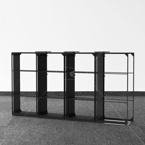 Wall-mounted tile display rack - Technical Slider - ETALAGE - stainless steel / mild steel / powder-coated steel