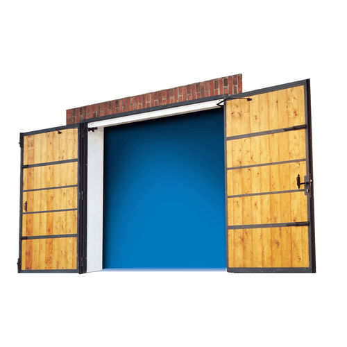 Sliding sectional garage door - S/BG - Ancellotti Elettromeccanica - steel / extruded aluminum / pre-coated aluminum