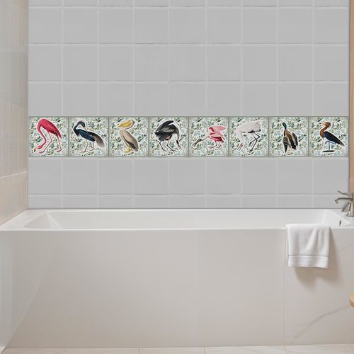 Porcelain tile - AUDUBON BIRDS - Tempera Art Design - wall / square / 30x30 cm