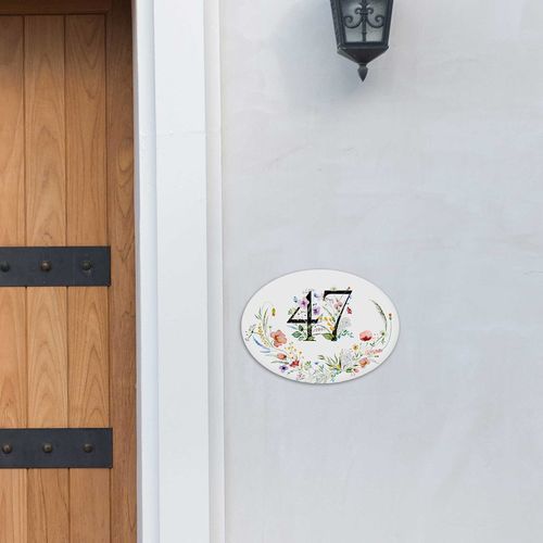 Door signage plate - 201990 - Tempera Art Design - wall-mounted / ceramic / porcelain