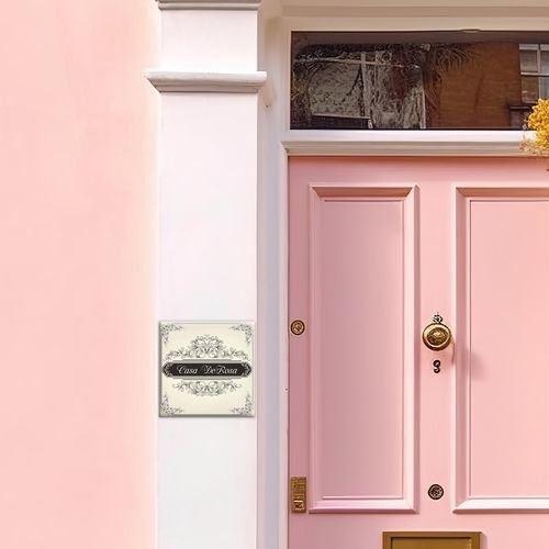 Door signage plate - 208464 - Tempera Art Design - wall-mounted / ceramic / porcelain