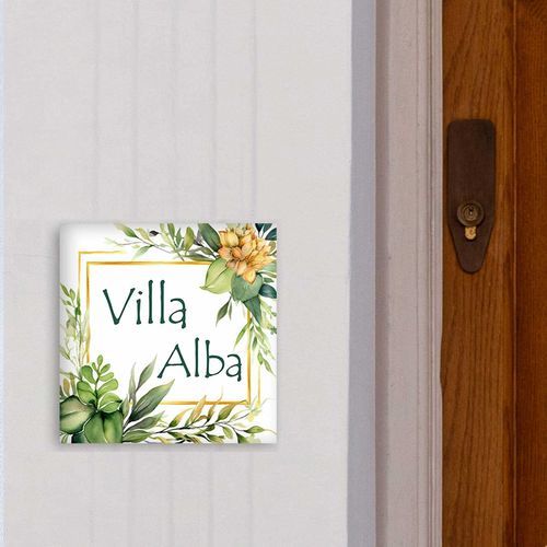 Door signage plate - 211467 - Tempera Art Design - outdoor / hanging / wall-mounted
