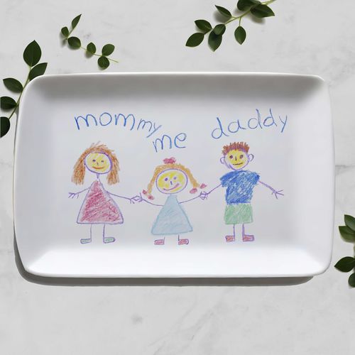 Serving plate - 208950 - Tempera Art Design - presentation / rectangular / porcelain