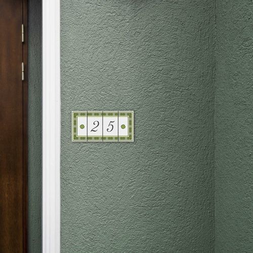 Door signage plate - SHAMROCK  - Tempera Art Design - wall-mounted / coating / outdoor