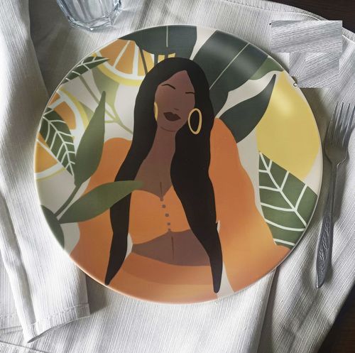 Handmade plate - 208442 - Tempera Art Design - serving / flat / presentation