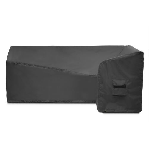 Sofa protective cover - L SHAPE COUCH CUSTOM- DESIGN 2 - Covers & All - polyester / PVC / fabric