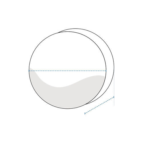 Fabric pillow case - Round Cushion Cover - Covers & All - acrylic fabric / TPU / coated fabric