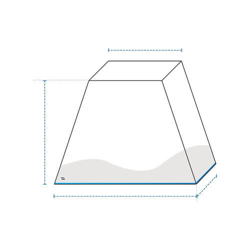 Acrylic pillow case - V Shape Cushion Cover - Covers & All - polypropylene / water-repellent fabric / fabric