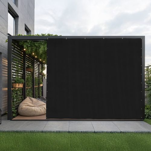 Eyelet curtain - OUTDOOR - Covers & All - customizable pattern / customizable / PVC