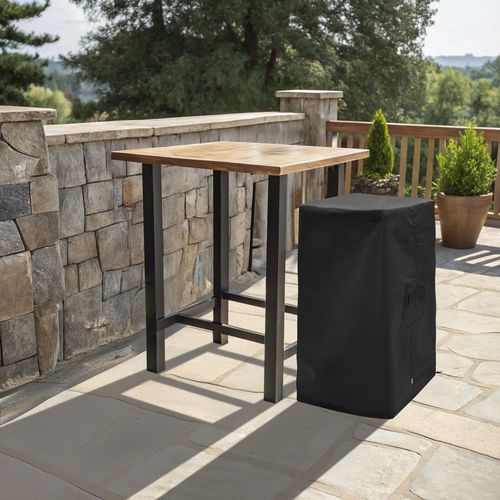 Table protective cover - MODERN HIGH-TOP SQUARE CUSTOM - Covers & All - polyester / PVC / fabric