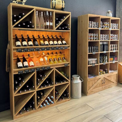 Contemporary shelf - ET04728C - Tradis Design - solid wood / storage / for bar