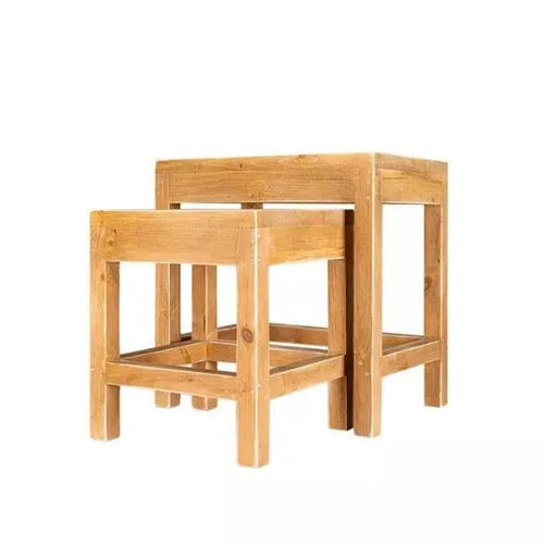 Contemporary nesting tables - TA04326 - Tradis Design - solid wood / solid wood base / rectangular