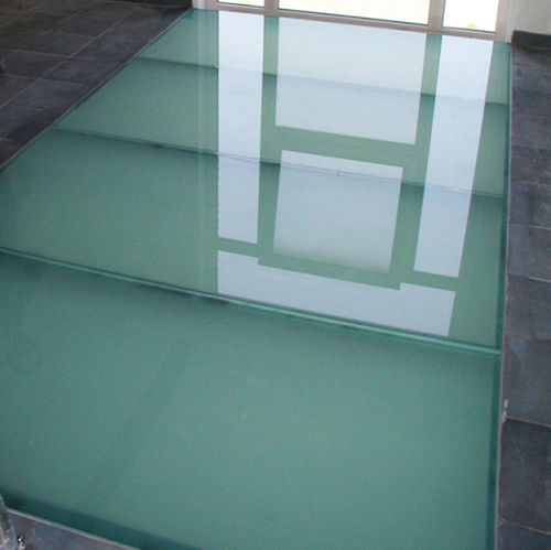 Structural glass panel - Infiniglass - laminated / tempered / transparent