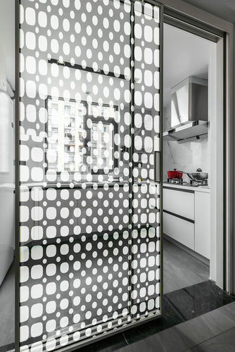 Furniture decorative film - POIS CARRÉS - Infiniglass - for interior / for partition wall / for glass