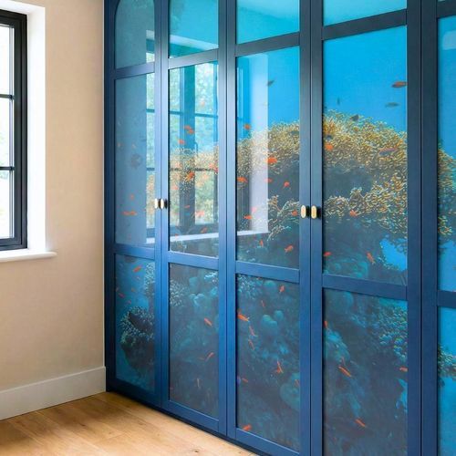 Safety glass panel - Infiniglass - laminated / tempered / patterned