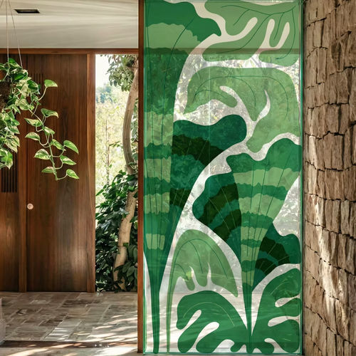 Fixed partition - Infiniglass - glass / commercial / home
